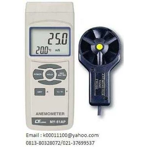 anemometer lutron am-81ap, hp: 081380328072 email : k00011100@ yahoo.com