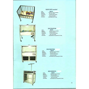 peralatan rumah sakit ( inkubator, ranjang bayi)