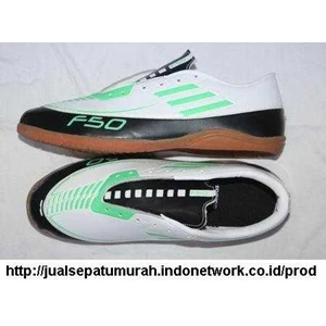 sepatu futsal adidas f50 adizero evo putih-hijau-hitam ( uk 39-43)