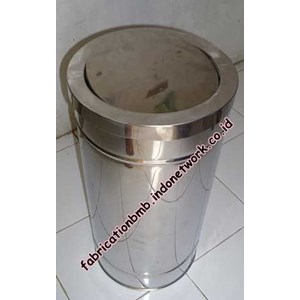 tempat sampah stainless steel | dustbin stainless | asbak stainless | standing astray | tong sampah unik | tempat sampah stainless polos