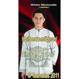 baju koko tasmatas – model white minimalis 118