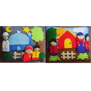 bantal boneka di masjid