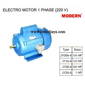 modern electro motor 1 phase 220v
