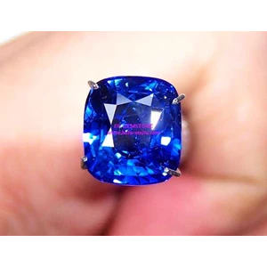 brilliance natural medium royal blue sapphire super luster + big certf limited ( sfr 300)