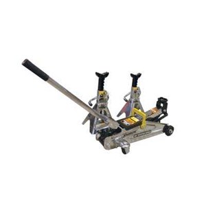 chrome hydraulic garage jack + jack stand 2ton. kw0500753