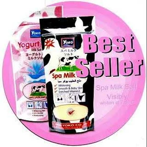 yoko spa milk salt & yoko spa yogurt salt