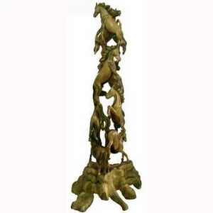 horse decor staged