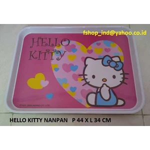 nampan melamin hello kitty 44x34 cm