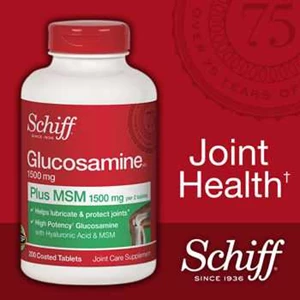 schiff glucosamine 1500 mg plus msm 1500 mg sangat dibutuhkan oleh sendi-sendi anda.