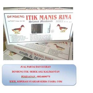 dendeng itik/ bebek asli kalimantan