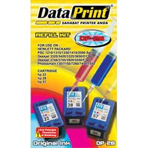 refill kit hp dataprint dp 28 colour