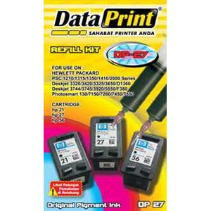 refill kit hp dataprint dp 27 black