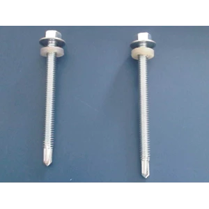 self drilling screw sec silver