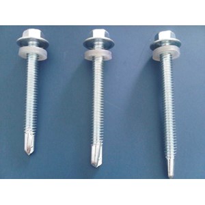 self drilling screw sec silver