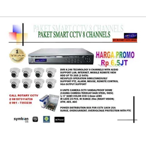 paket cctv 8 channels