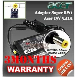 adaptor/ adapter/ charger acer 19v 3.42a original/ asli/ genuine/ compatible/ kw1 for/ untuk laptop/ notebook/ netbook/ netbuk acer travelmate series part i ( 5.5 * 1.7 mm / 5.5 * 2.1 mm / 5.5 * 2.5 mm)