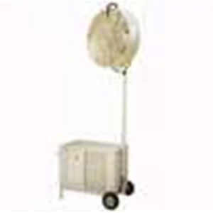 kipas angin kabut/ mobile spray cooling fan drum type single fan 26â €  white colour