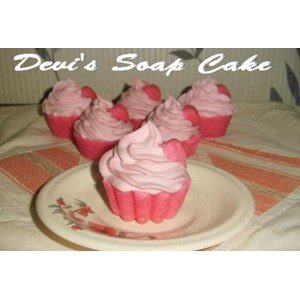cupcake soap ( sabun cupcake)