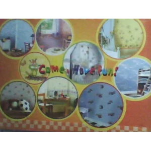 wallpaper motif anak merk come have fun hub: 0856 9299 8457 / ari.