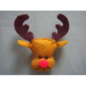 boneka flanel christmas deer