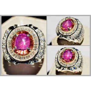 batu mulia pinkish safir star no heat ( sps 126)-1