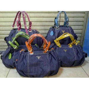 tas prada denim 5210