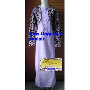 gamis ungu muda pesisir, made by order