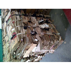 sampah dan limbah kertas gelombang/ kardus ( corrugated sheet)