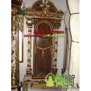 almari jam hias