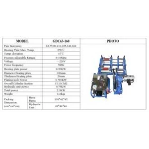 butt fusion machine fdc 63-160