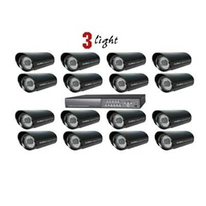 paket 16 channel 3light bullet camera
