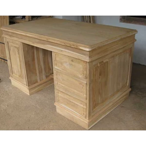 meja kantor kayu jati