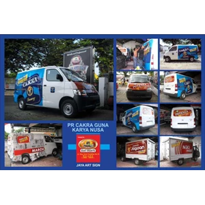 vehicle wraps / sticker untuk daihatsu grandmax & mobil box