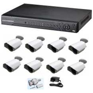 cctv low cost package 8 - ir waterproof outdoor 8 channel