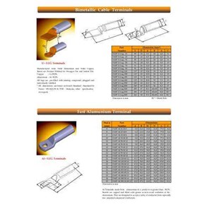 bimetallic lug al / cu ( u-lug )