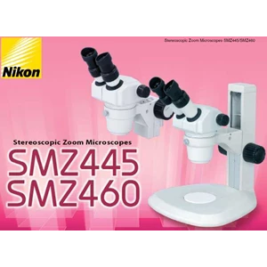 nikon smz 445 - 460 stereo zoom microscope