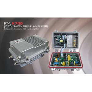 falcom booster catv 2 way trunk amplifier k-700 murah