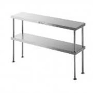 stainless steel double over shelf