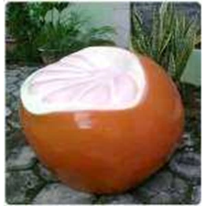 kursi taman / fruit chair / kursi buah model jeruk