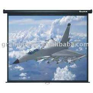 layar projector manual screen