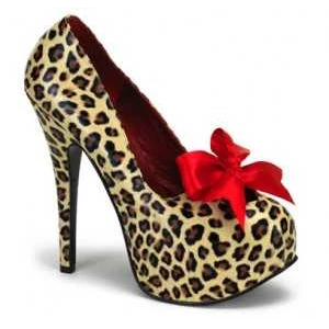 high heels leopard