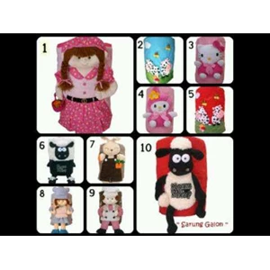 tutup galon boneka 3d