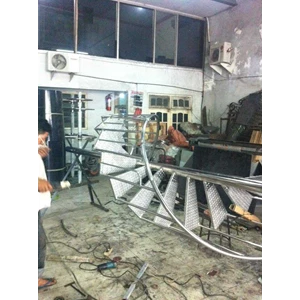 tangga putar stenles stell