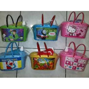 bath tools set + keranjang