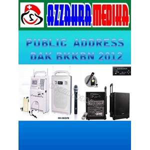 public address dak bkkbn 2012 | azzahra medika
