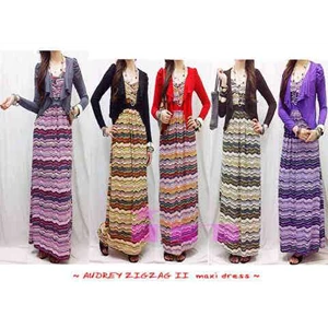 audrey zigzag 2 maxi dress