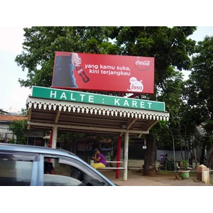 bus shelter coca-cola tebet