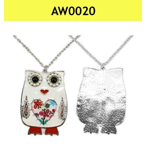 kalung owl putih aw0020