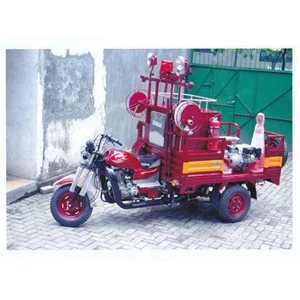 sepeda motor pemadam kebakaran dengan aksesories