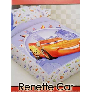 sprei katun lokal ( renette car)